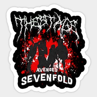 retro house of avenged Sticker